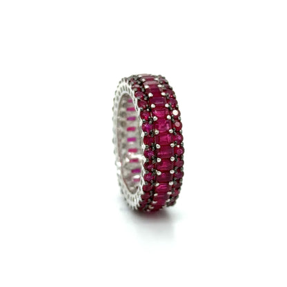 18k White Gold Ruby Ring