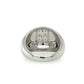 Diamond dome ring in 14kt white gold