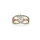 Rose Gold Ring With Yellow Diamonds