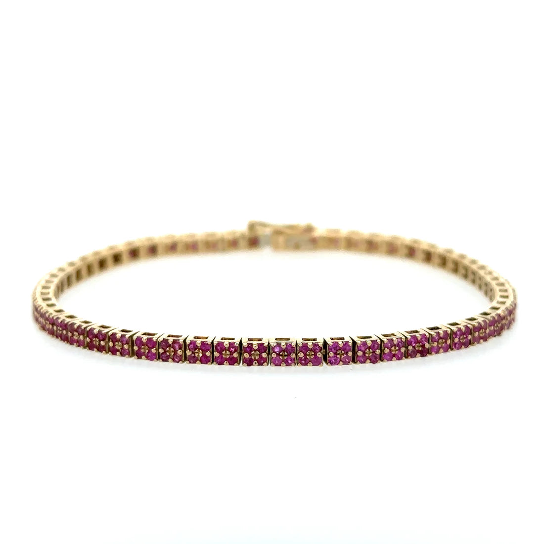 14kt Yellow Gold Ruby Bracelet