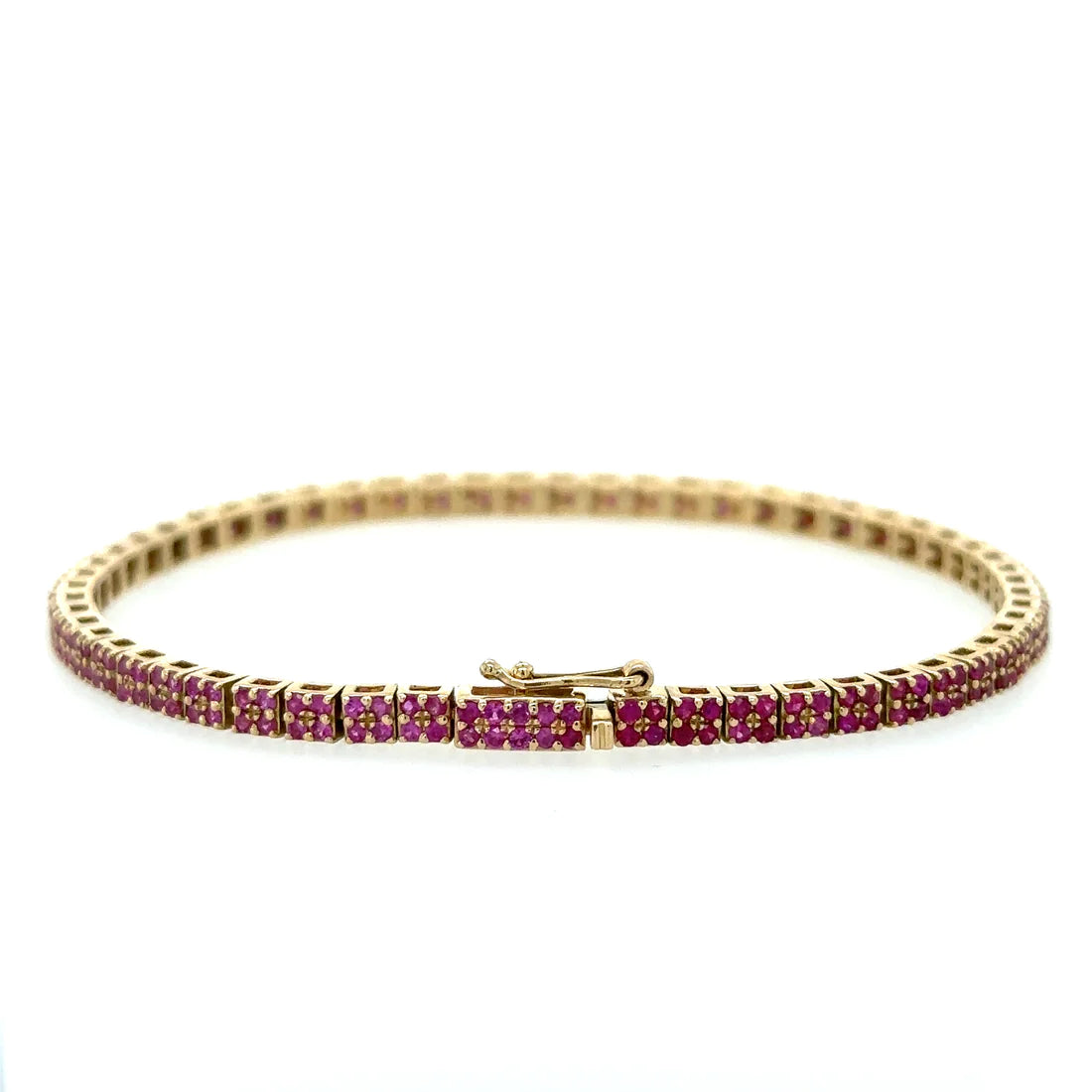 14kt Yellow Gold Ruby Bracelet