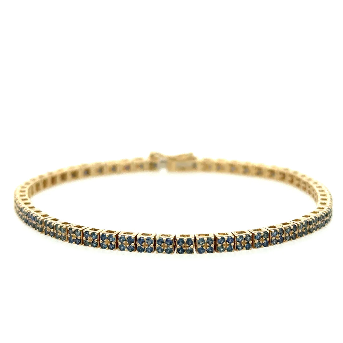 14kt Yellow Gold Sapphire Bracelet
