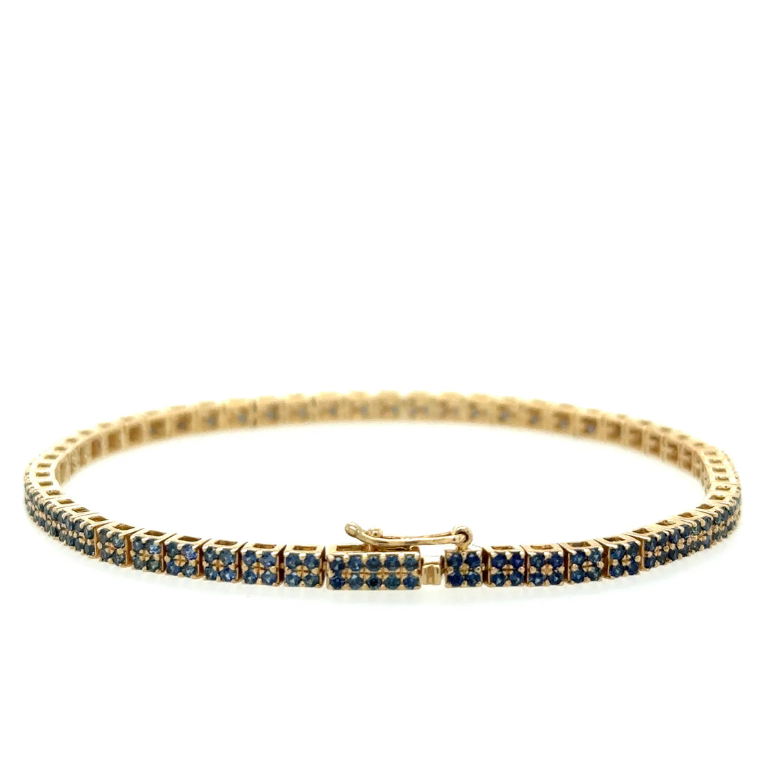 14kt Yellow Gold Sapphire Bracelet