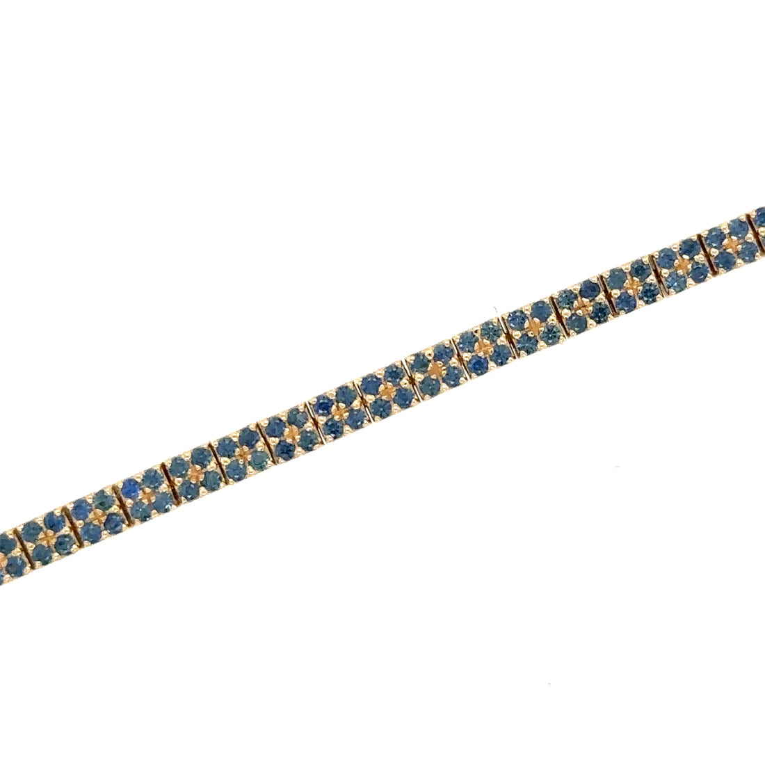 14kt Yellow Gold Sapphire Bracelet