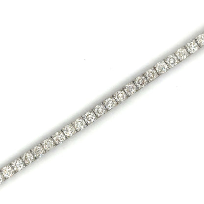 14k Diamond 4 Prong Tennis Bracelet