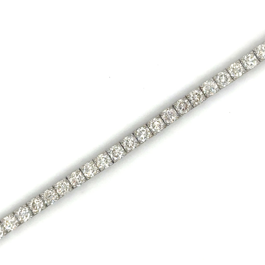 14k Diamond 4 Prong Tennis Bracelet