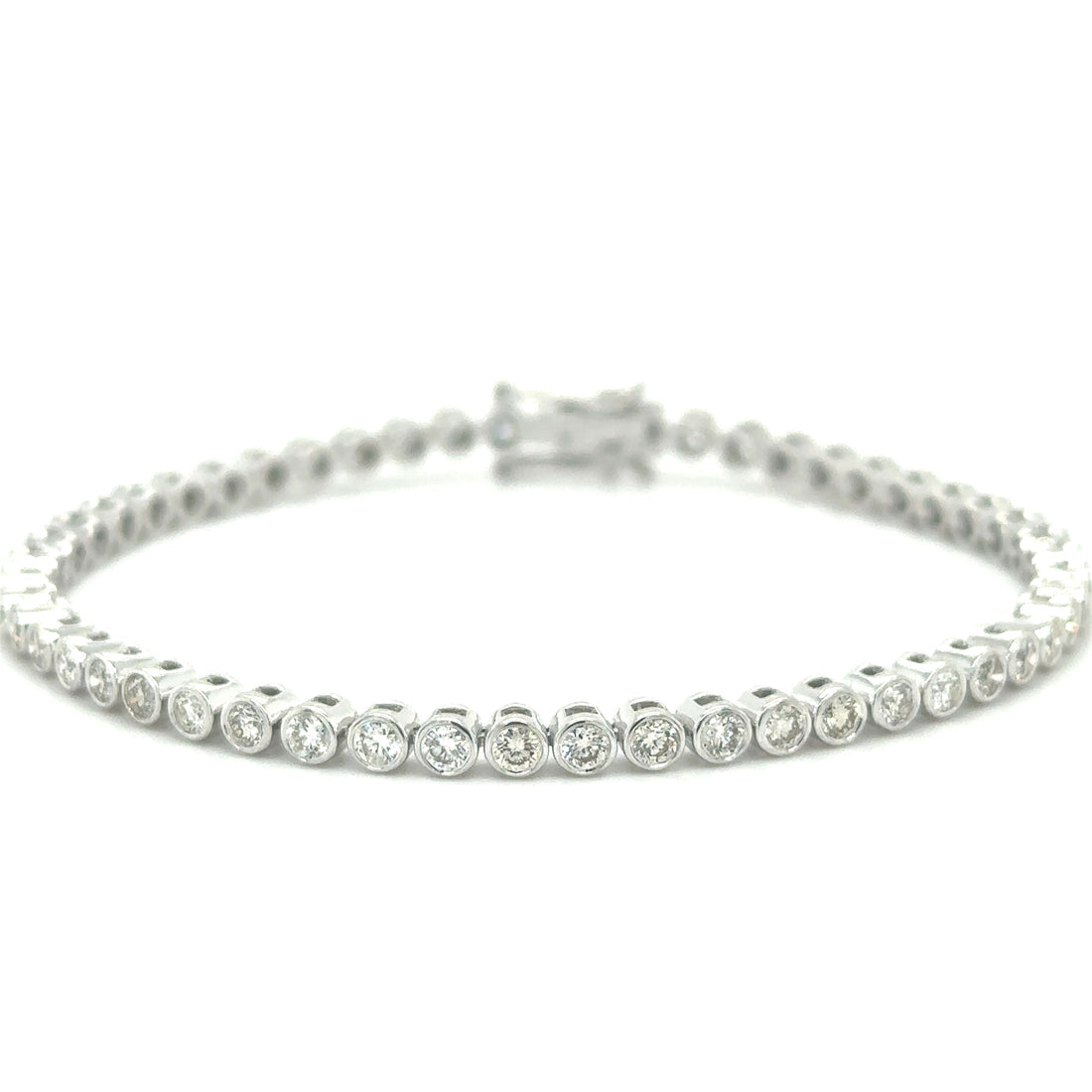 Bezel Tennis Bracelet