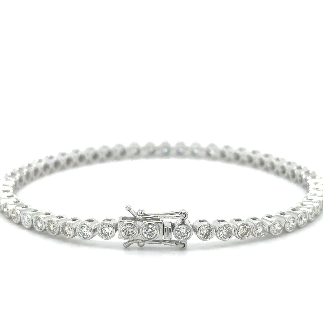 Bezel Tennis Bracelet