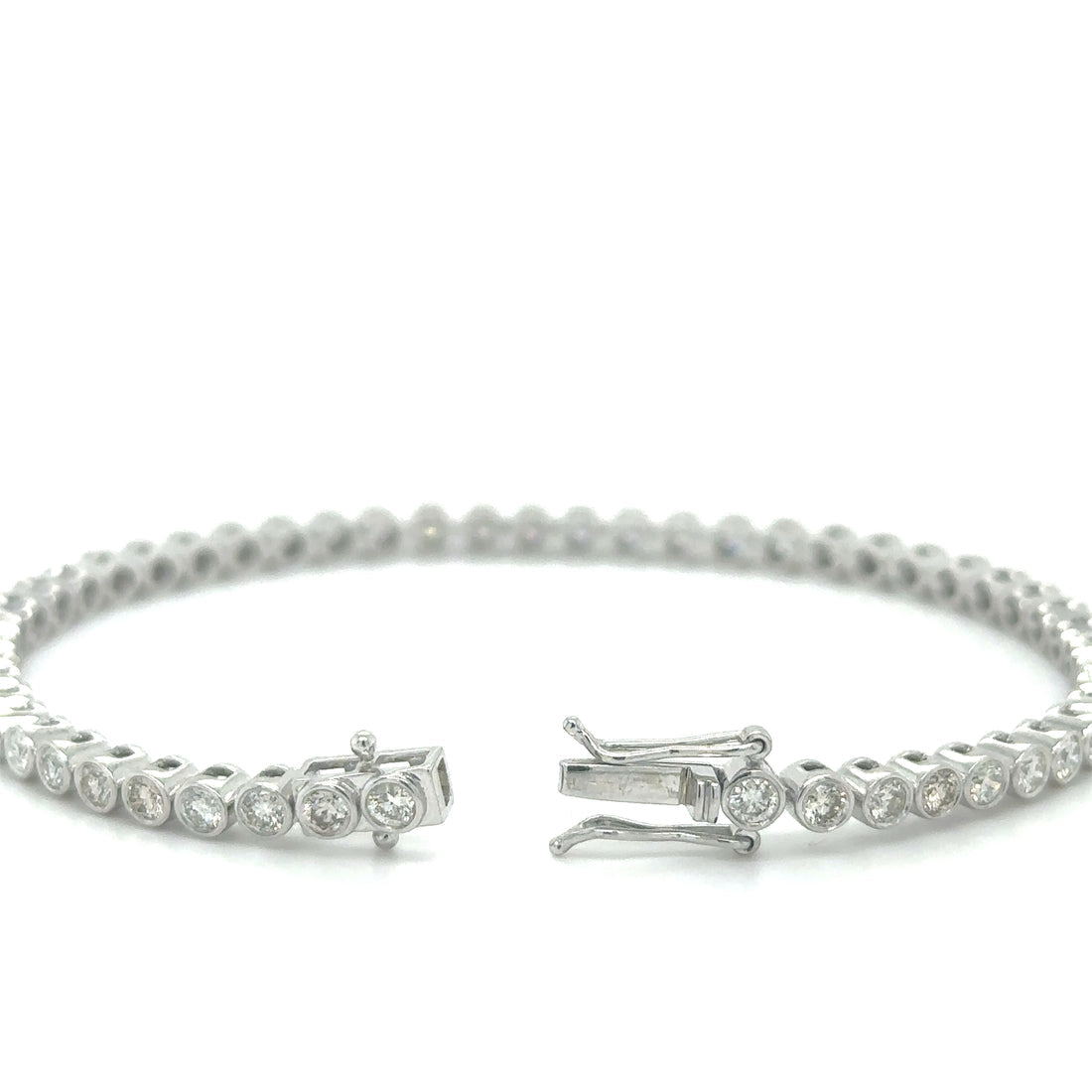 Bezel Tennis Bracelet