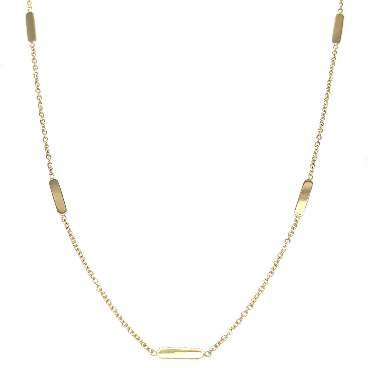 Flat Bar Necklace