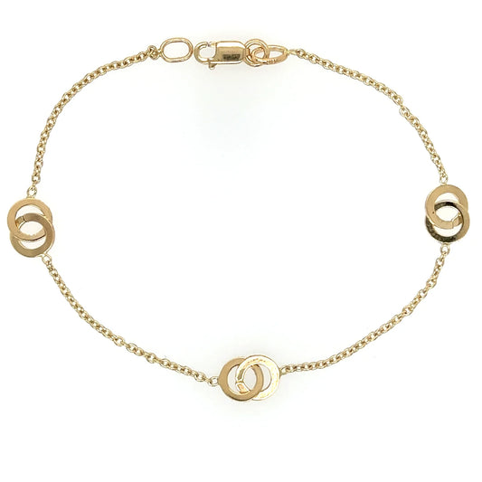 14kt Yellow Gold Braclet 7"