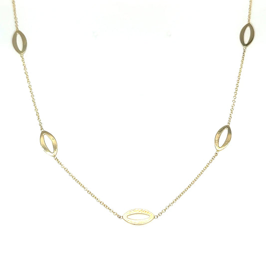 Open Marquise Necklace