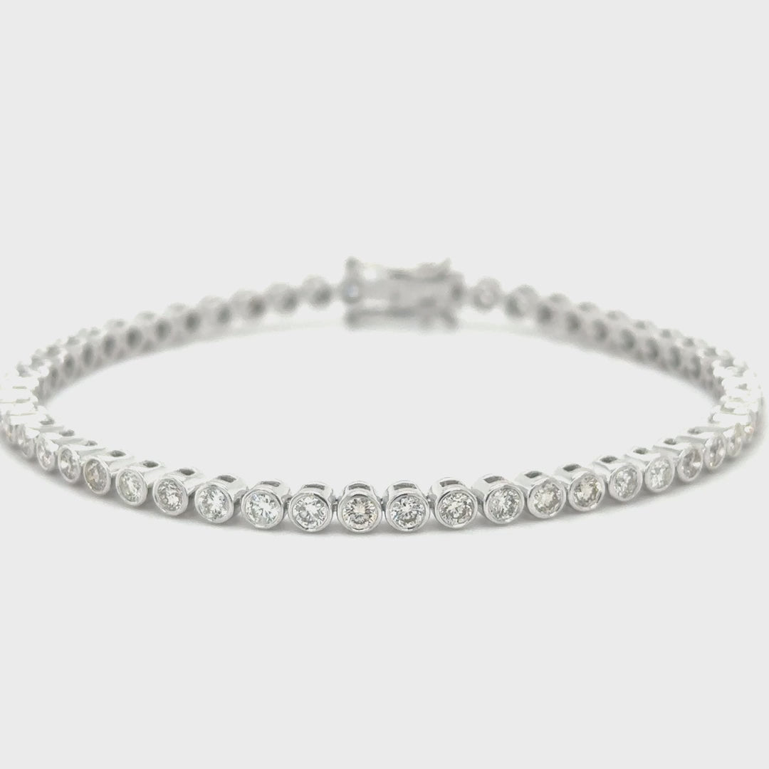 Bezel Tennis Bracelet
