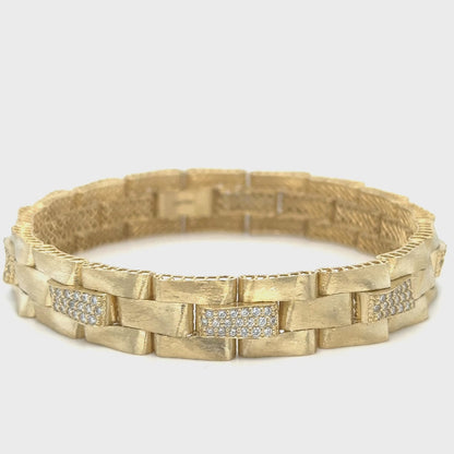 Matte Finish Diamond Bracelet