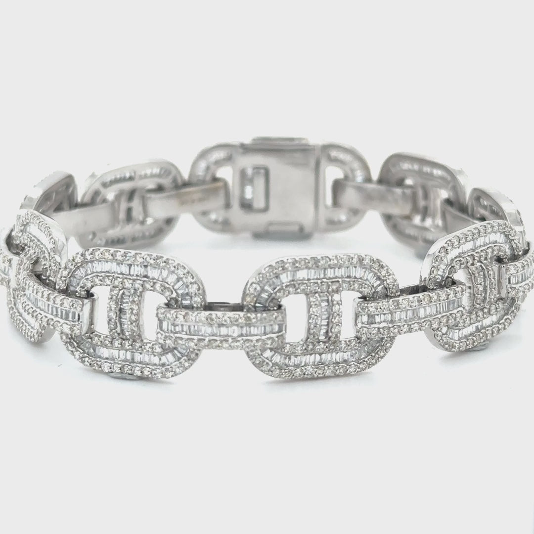 14kt Yellow Gold Diamond Bracelet