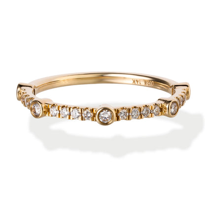 Diamond Ring Band 14kt Gold