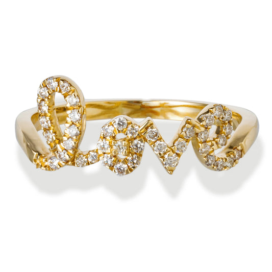 Diamond Love Ring 14kt Gold