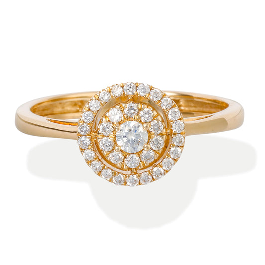 Diamond Halo Ring 14k Diamond