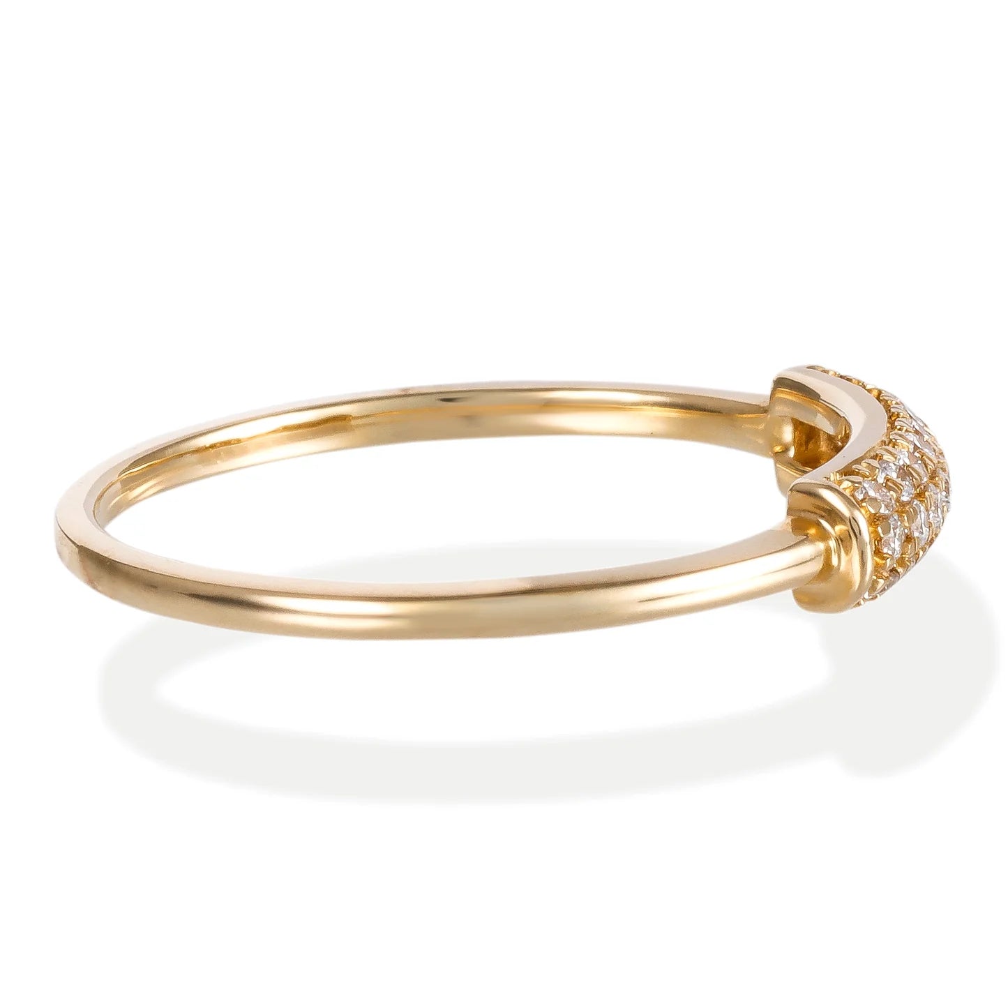 Diamond Bar Ring 14kt Gold