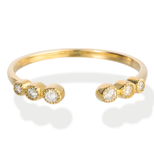 Diamond 6 Pcs Ring 14kt Gold