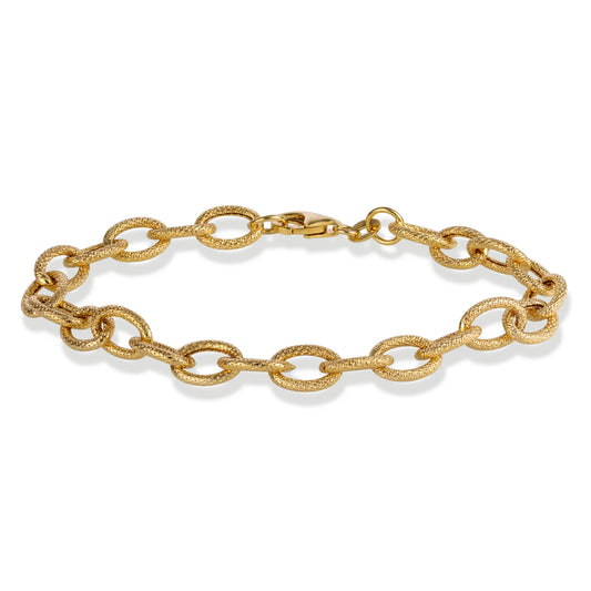 14kt Gold Oval Link Bracelet