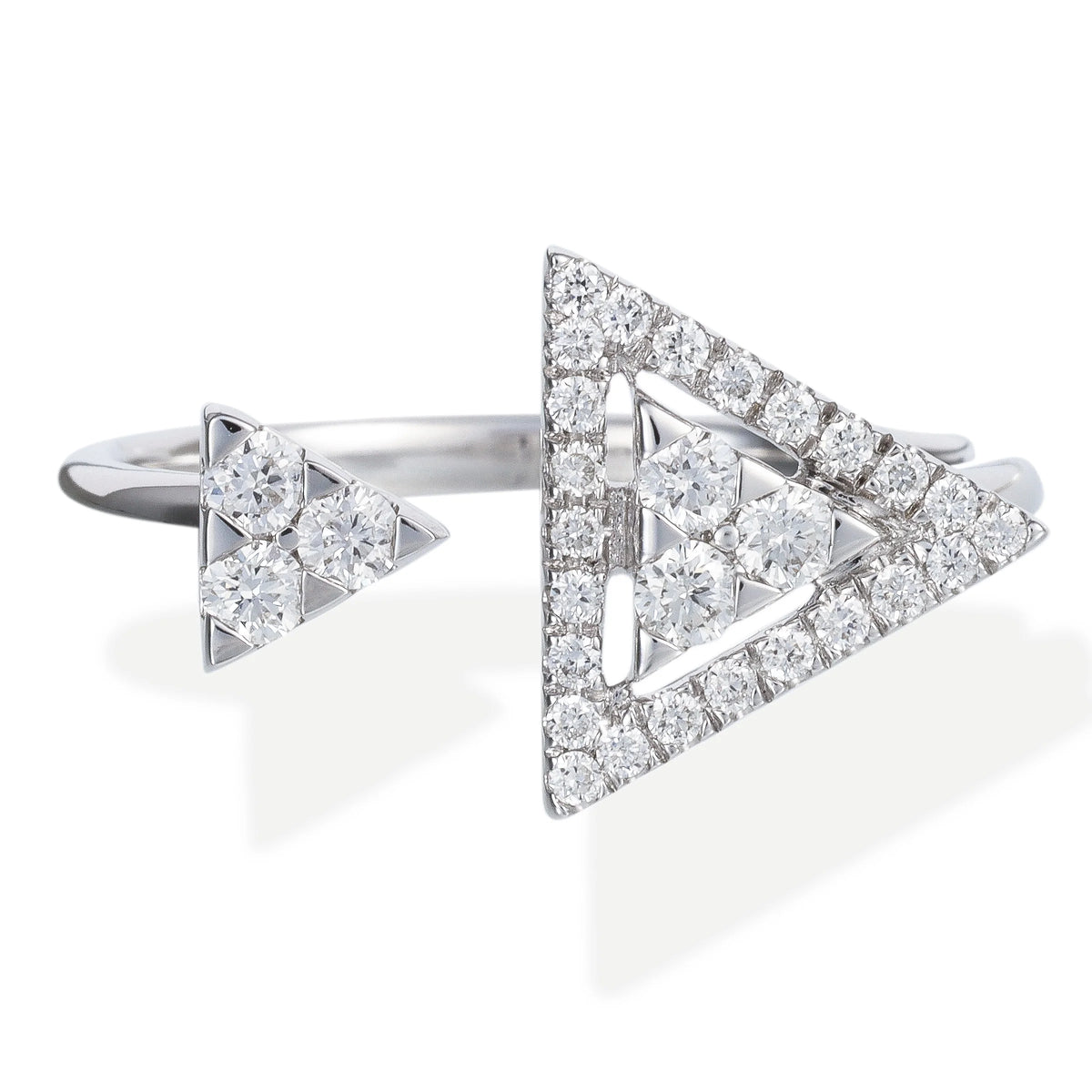 Diamond Ring 14kt White Gold Ring