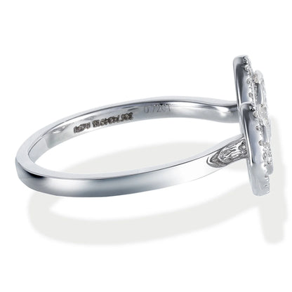 Diamond Ring 14kt White Gold Ring