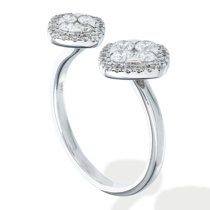 Diamond Ring 14kt White Gold Ring