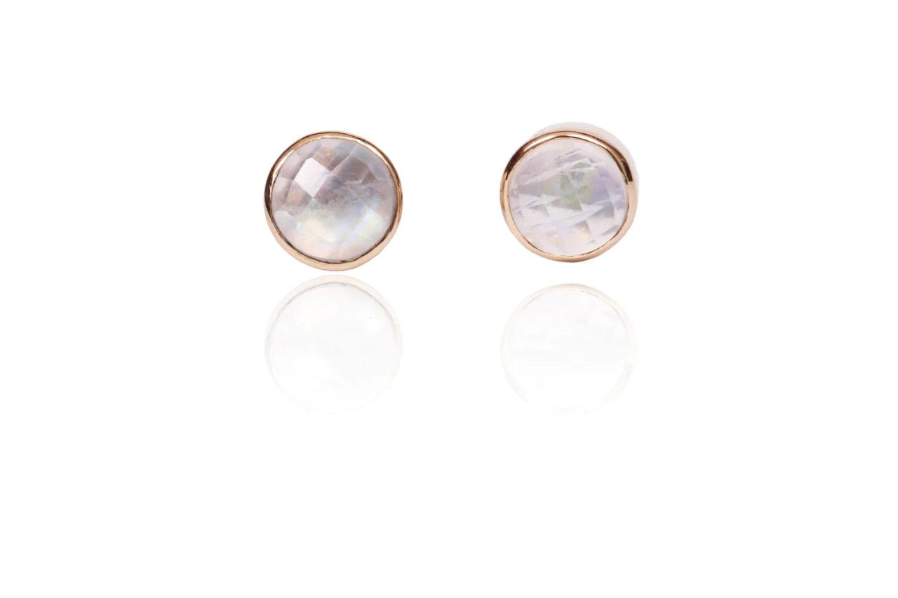 Diamond / Stone Round Earrings