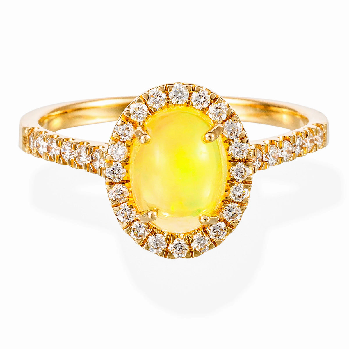 Diamond / Stone Oval Shape Ring