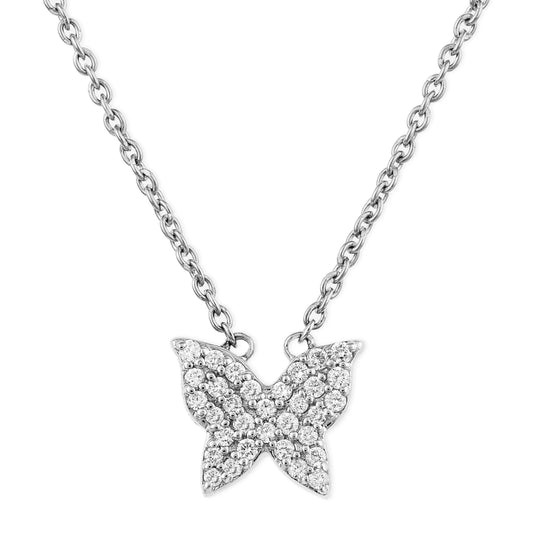 Diamond Butterfly Necklace