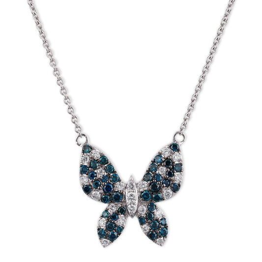 Diamond Butterfly Necklace