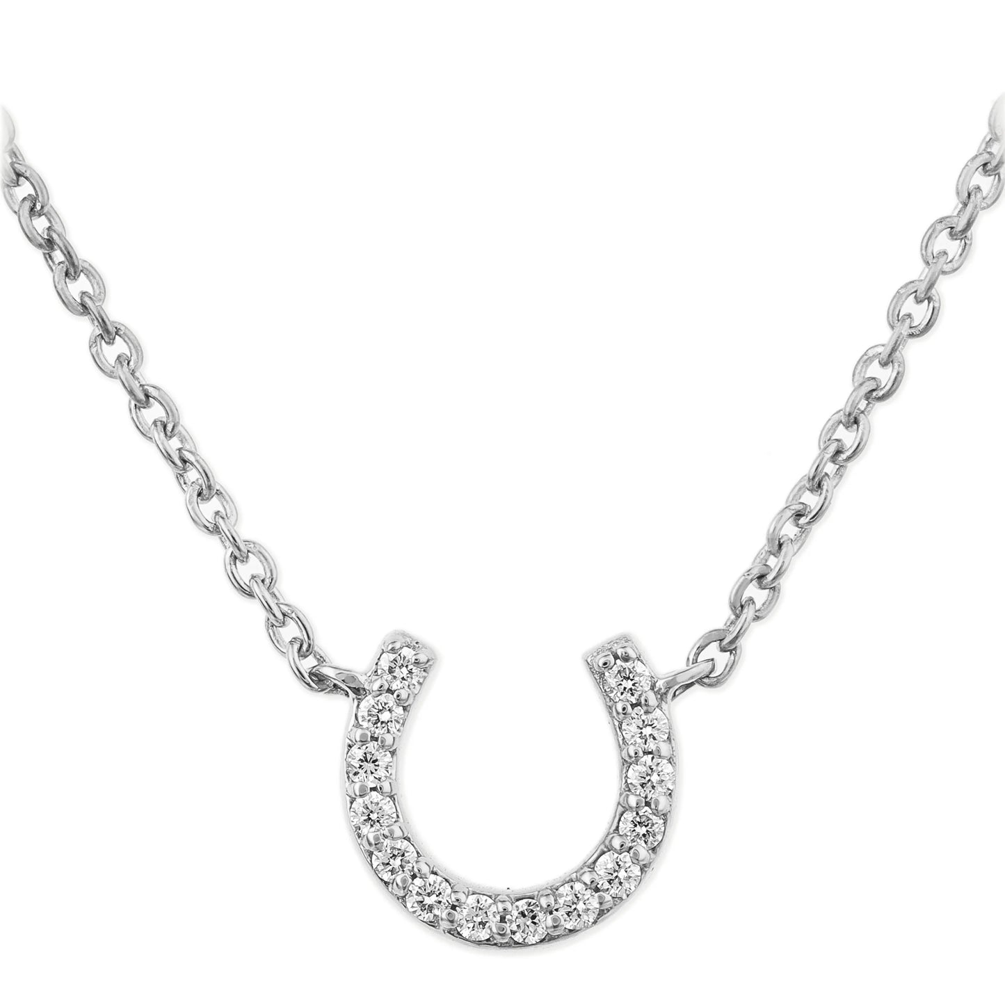 Diamond Horseshoe Necklace