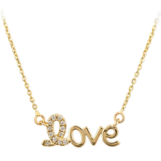 Diamond Love Necklace