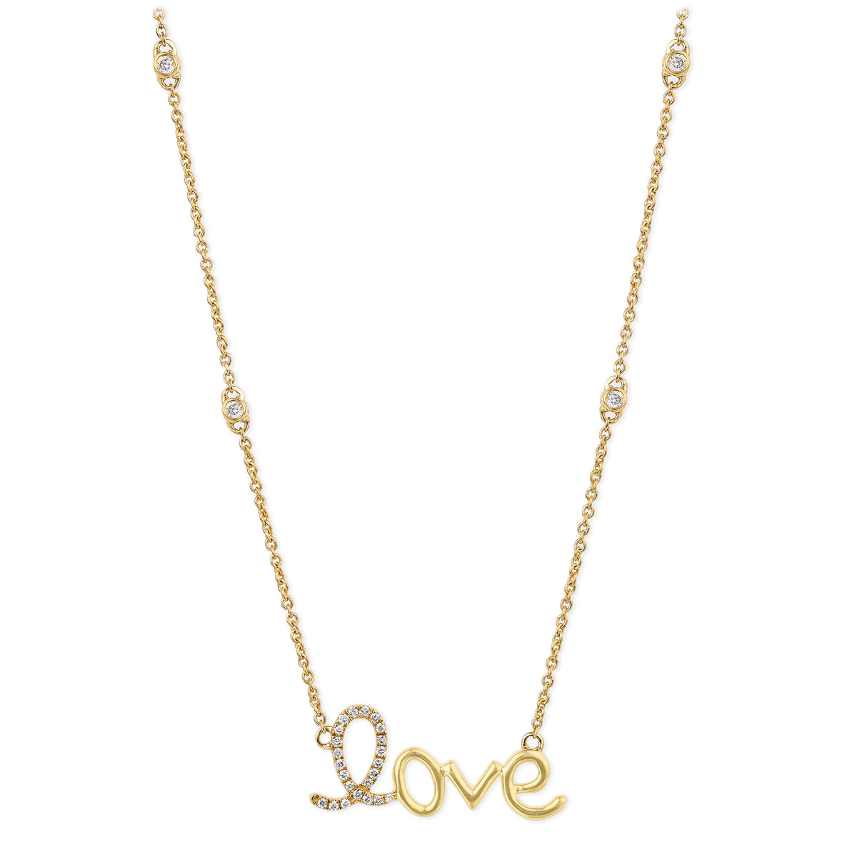 Diamond Love Necklace