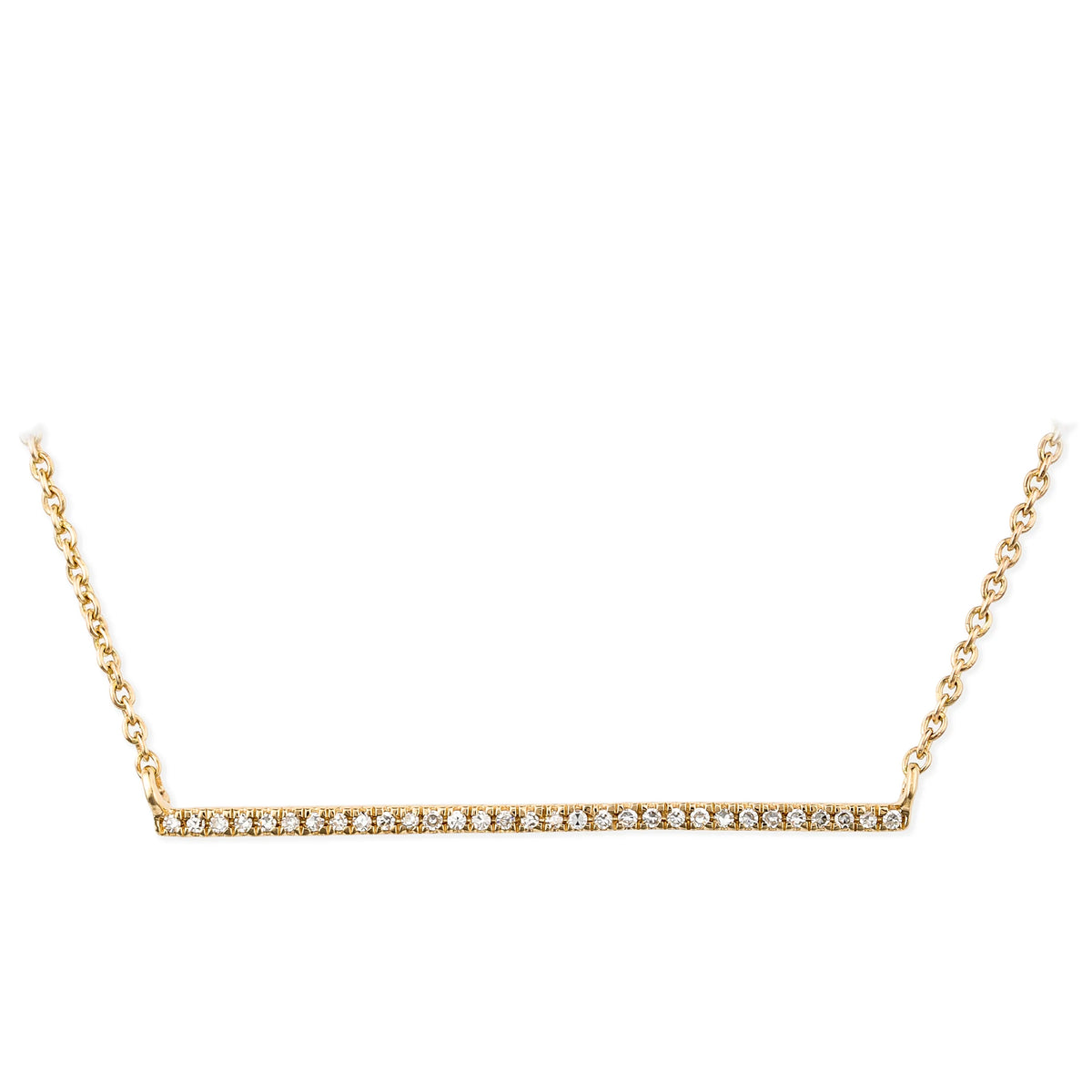 Diamond Bar Necklace