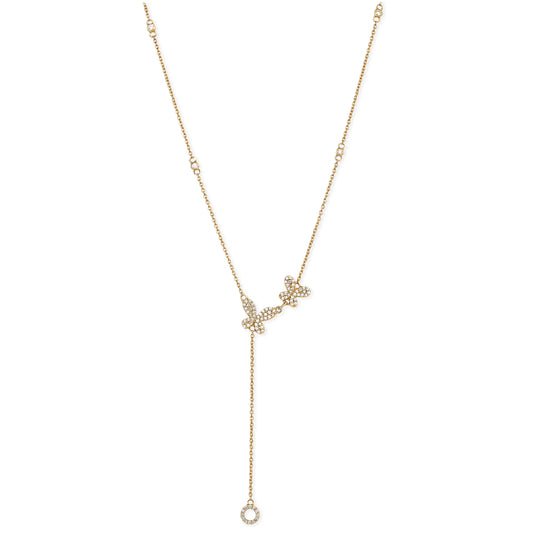 Diamond Butterfly Necklace