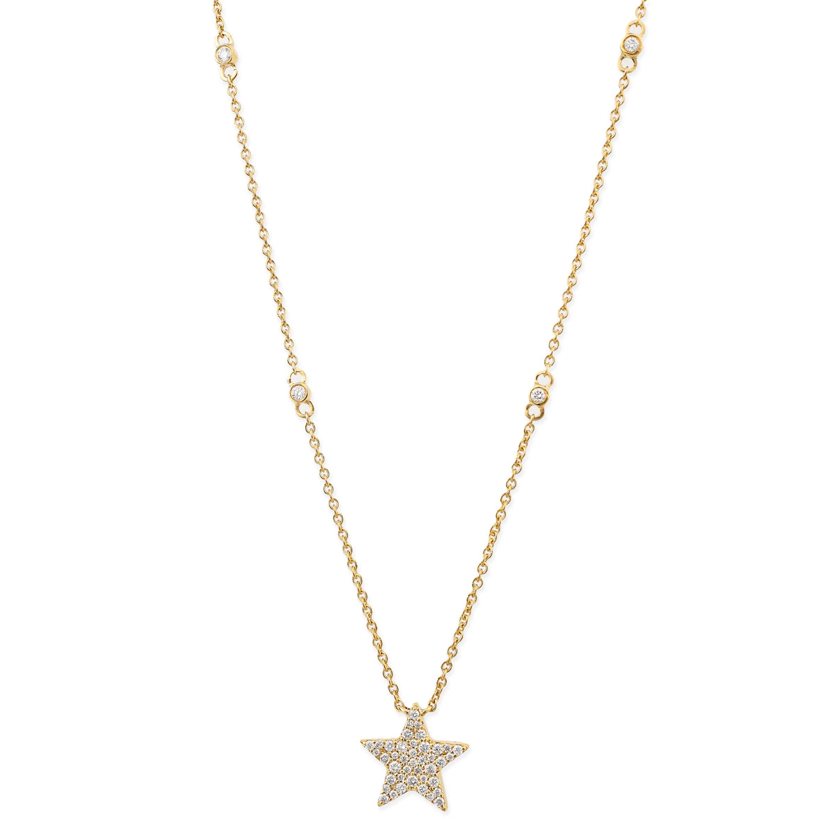 Diamond Star Necklace