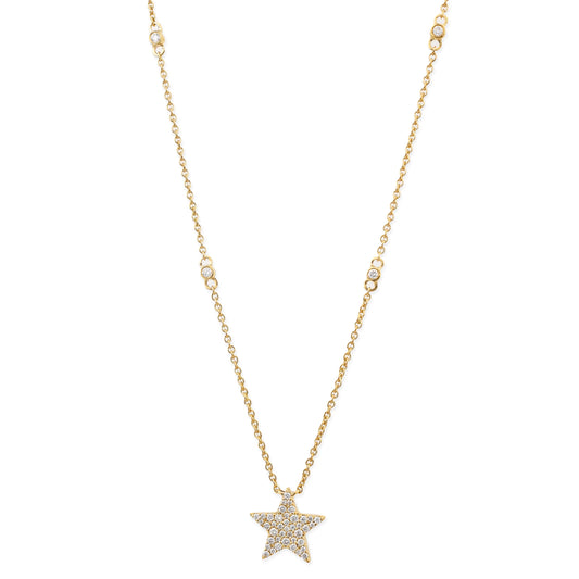 Diamond Star Necklace