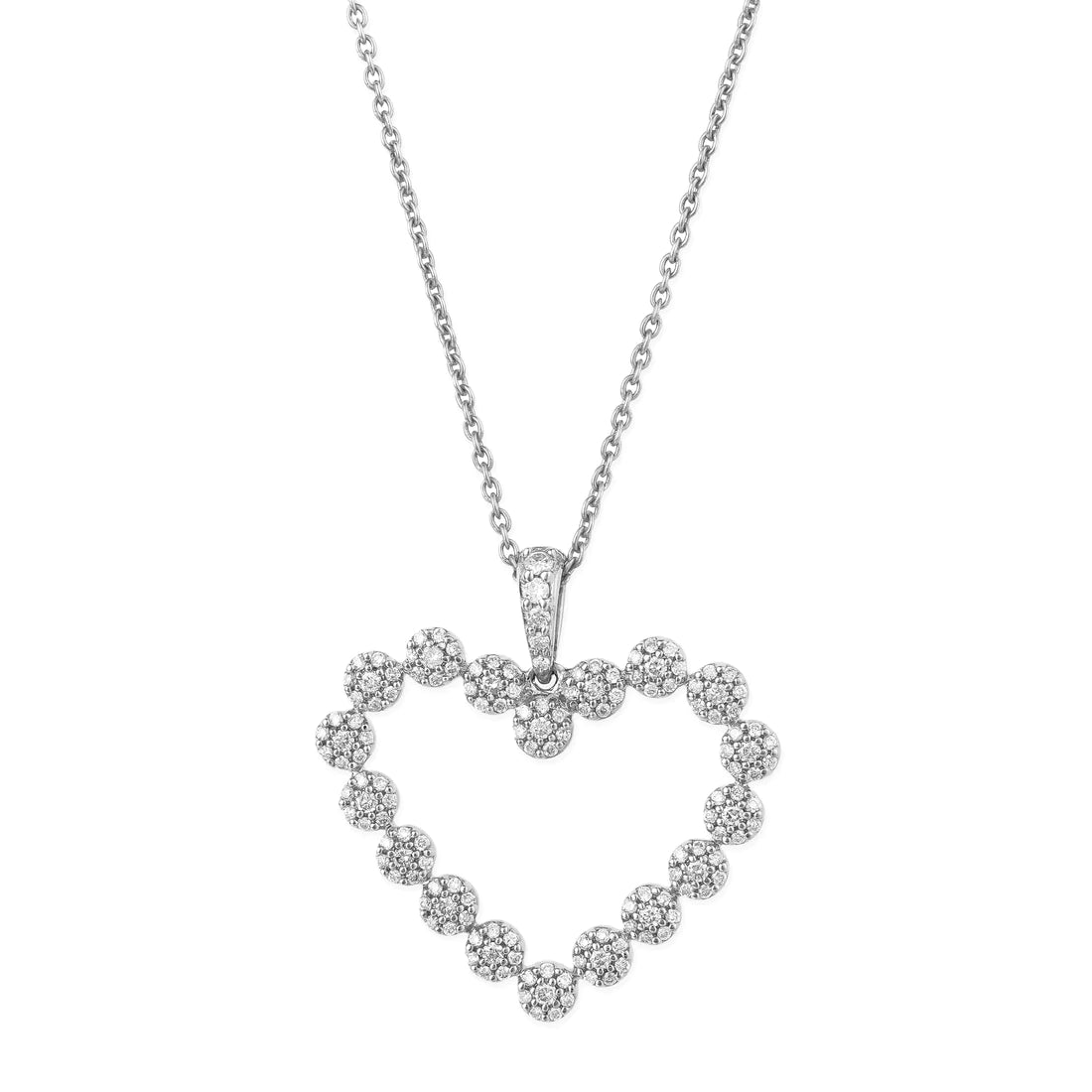 Diamond Heart Shape Necklace