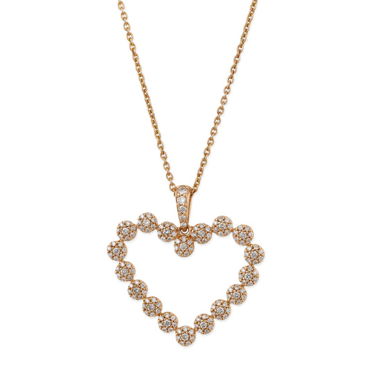 Diamond Heart Shape Necklace