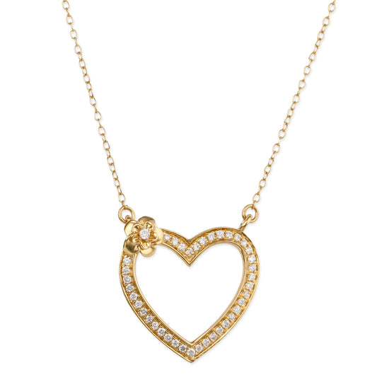 Diamond Heart Shape Necklace