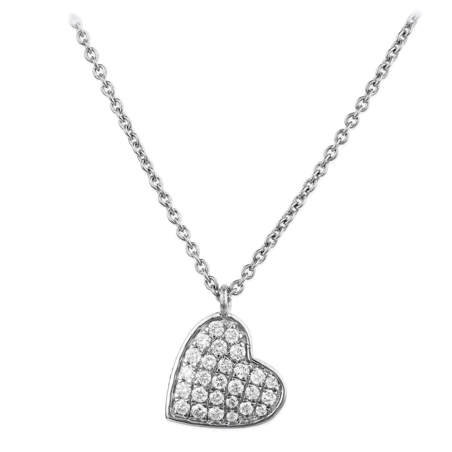 Diamond Heart Shape Necklace