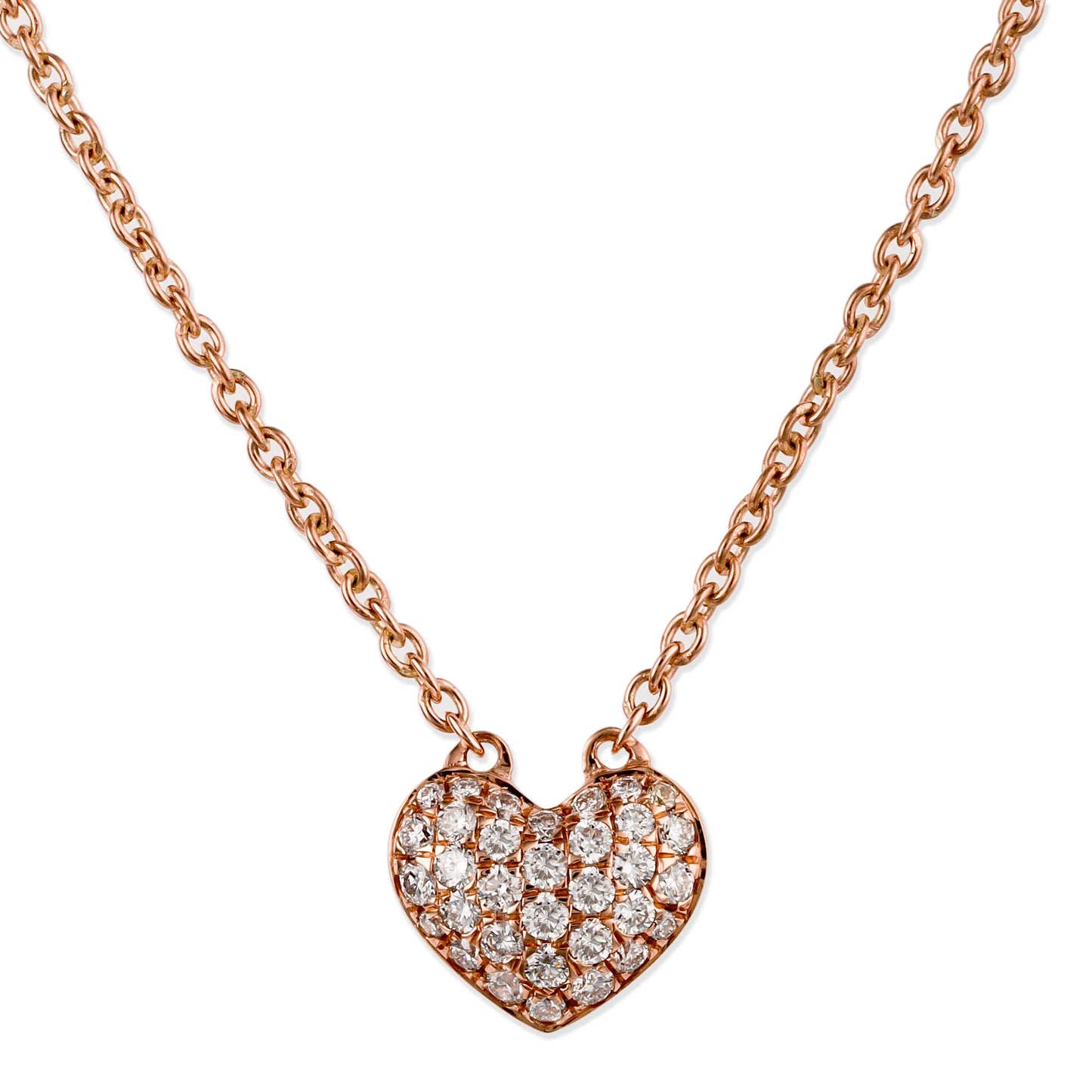 Diamond Heart Shape Necklace