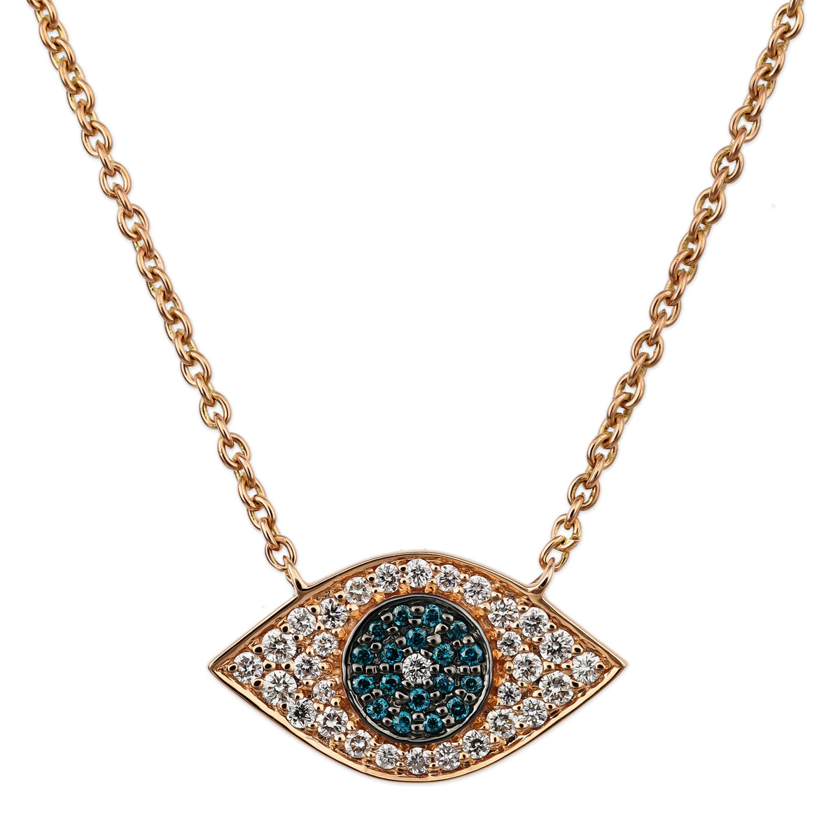 Diamond Evil Eye Necklace