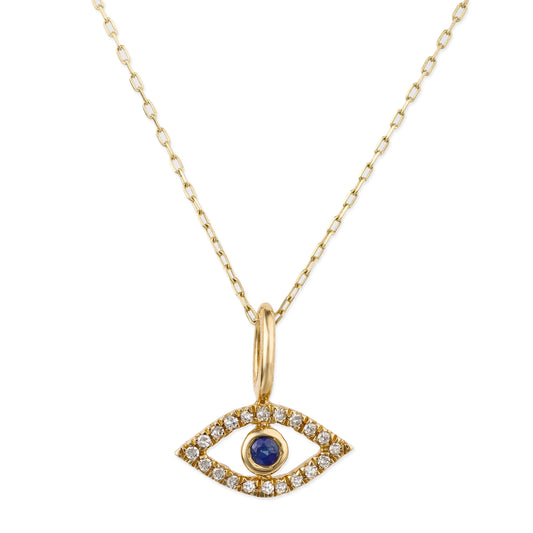 Diamond Evil Eye Necklace