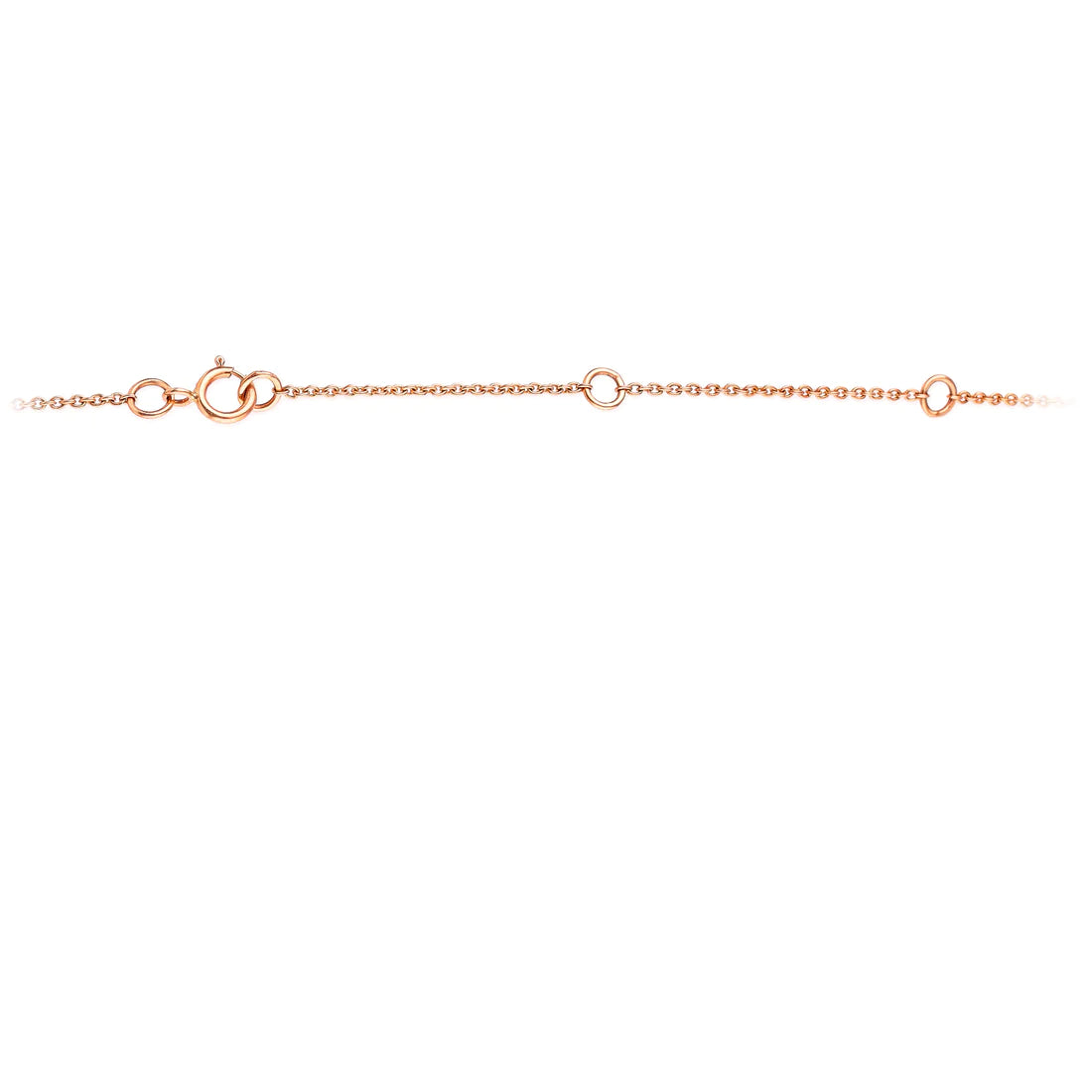 Diamond Open Pear Shape Lariat Necklace