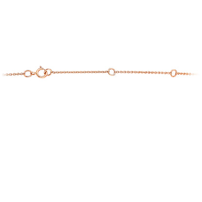 Diamond Open Pear Shape Lariat Necklace