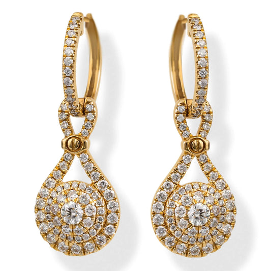 14kt. Diamond Earrings