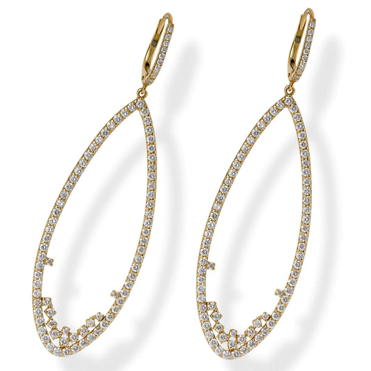 14kt. Diamond Earrings